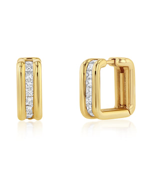 Tier Diamond Hoops