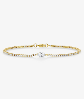 Marquise Floating Diamond Bracelet