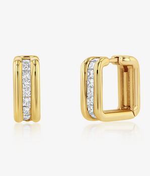 Tier Diamond Hoops